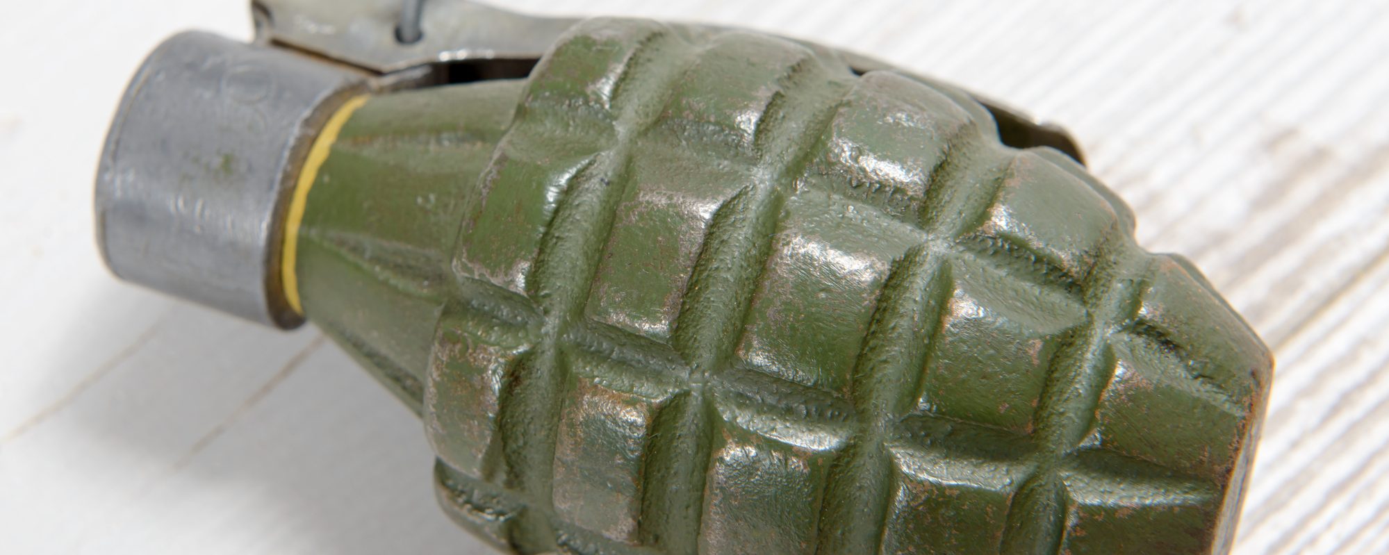 A gun magazine shaped hand grenade?