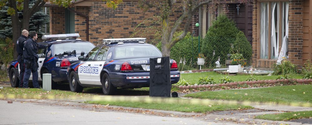 Officers gunned down, but not out of the gun fight